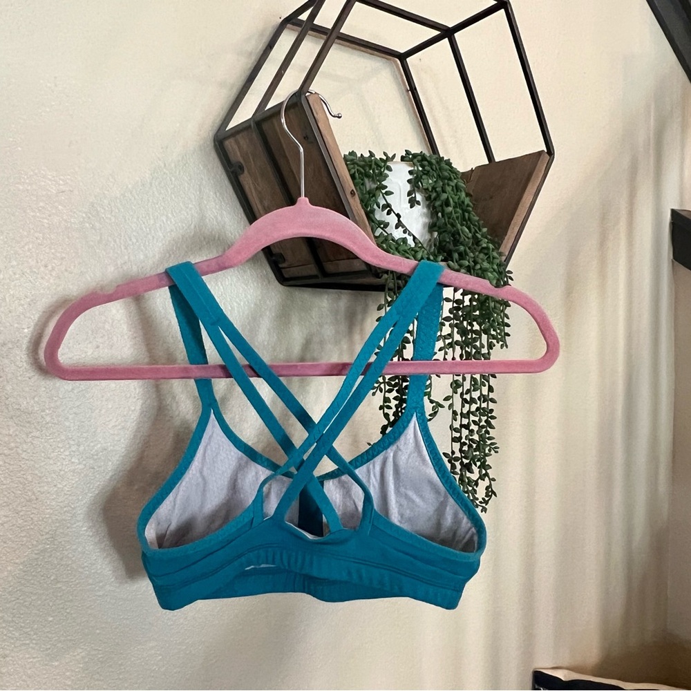 VGUC Patagonia Teal Sports Bra Size Small - Picture 7 of 16